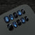 Galaxy-inspirierte Press-On Nagel Set Brehn