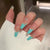 Künstliche Nagelspitzen mit Glitzerakzenten und elegantem Design Brehn