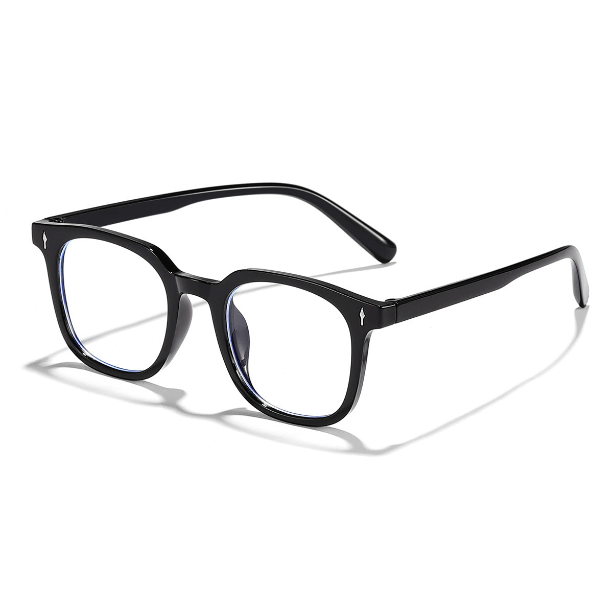 Damen modische Sonnenbrille mit transparentem Rahmen und UV-Schutz Brehn
