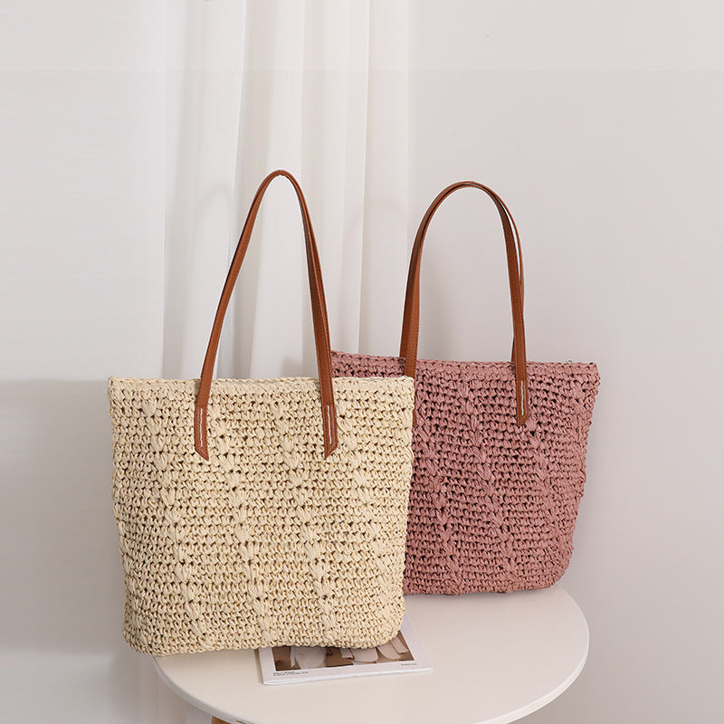 Damen Handgefertigte Baumwoll-Strandtasche Brehn