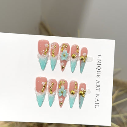 Dekoratives Press-On Nagelset