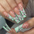 Kunstnagelset mit zarten Blüten- und Naturtönen Brehn