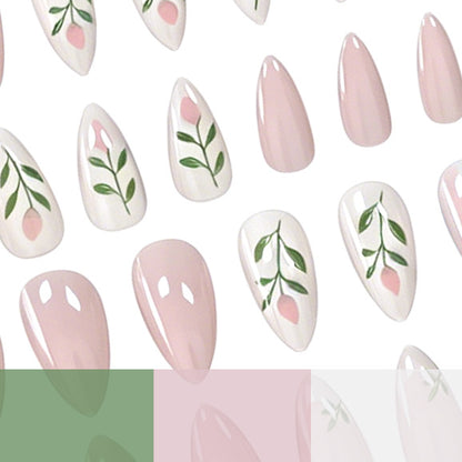 Blumeninspiriertes Acryl-Nagelkunst-Set Brehn