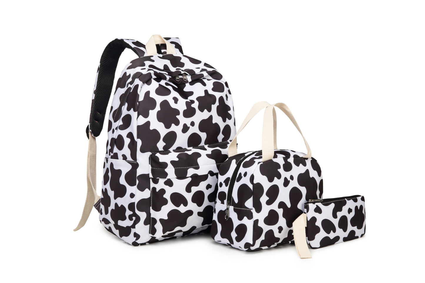 Stylische Leopardenmuster-Rucksack- und Zubehörset Brehn