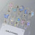 Künstlerisches 3D Schmetterlings Druck-Nagel-Set Brehn