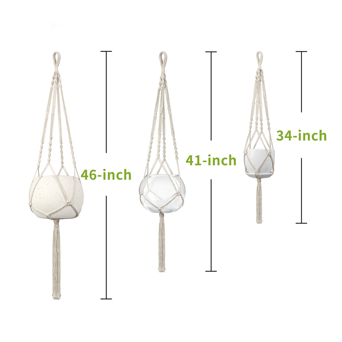 Makramee Pflanzen Hängender Halter