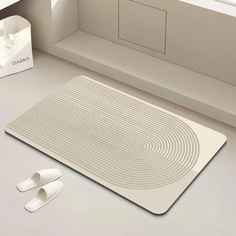 Modern Geometrische Badematte Brehn