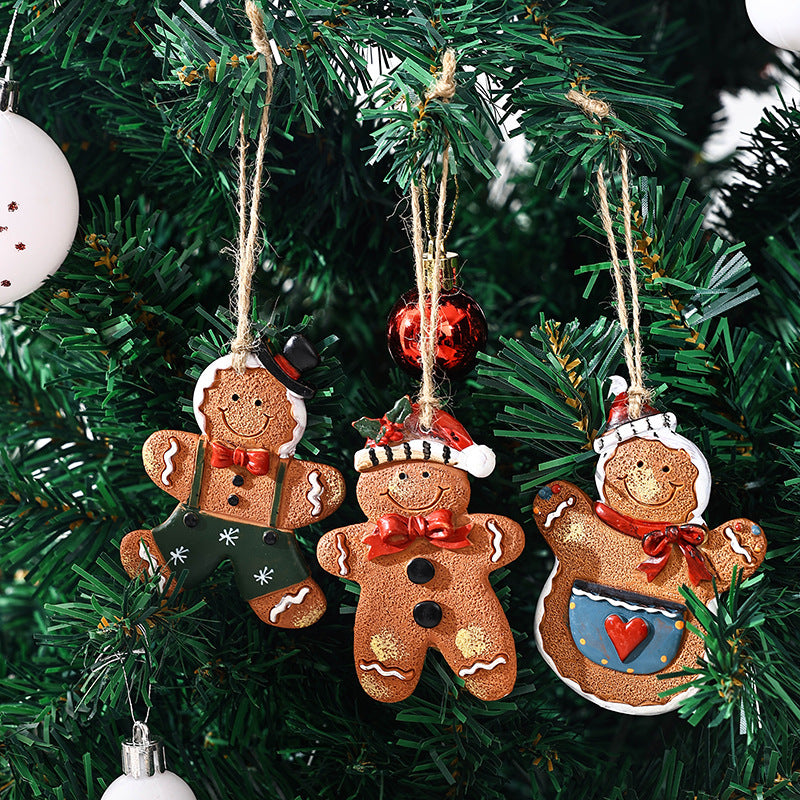 Dekorative Weihnachtsfigur im Lebkuchenmann-Design Brehn