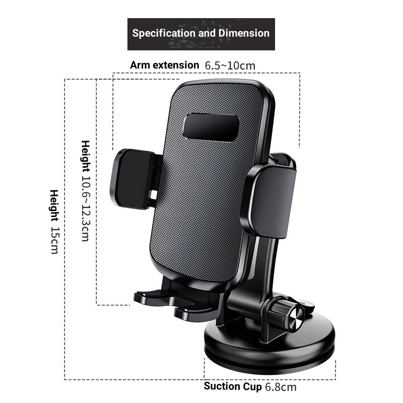 Unisex Auto-Smartphone-Halter mit 360-Grad-Drehmechanismus Brehn