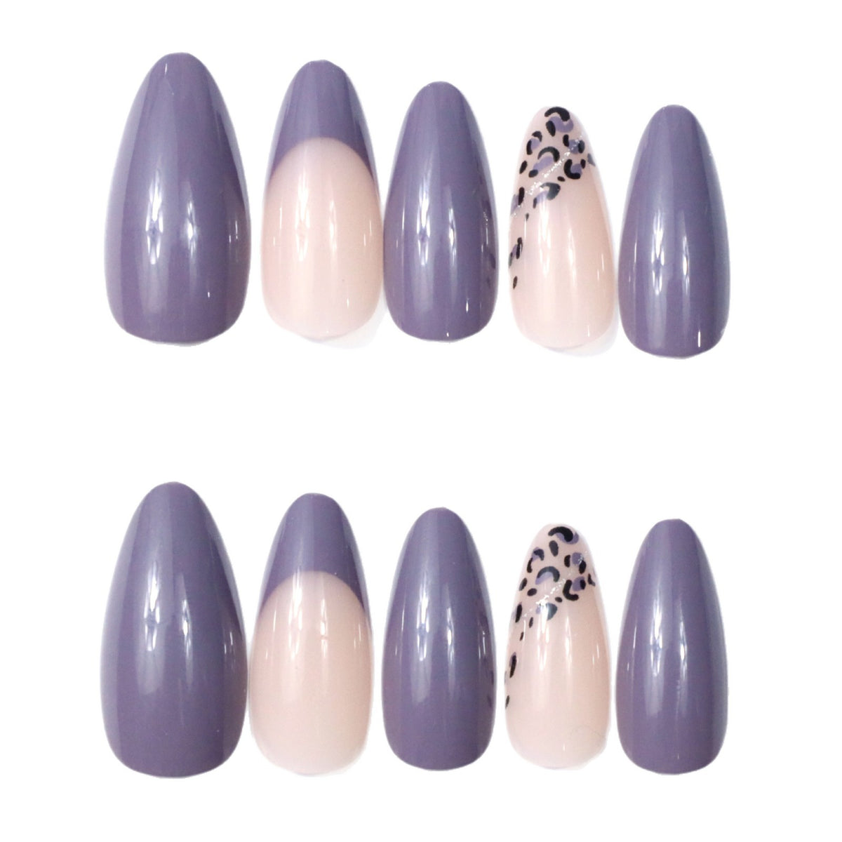Elegante Ombré Stiletto Nagelkunst Extensions Brehn