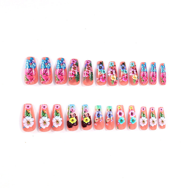 Florale 3D Nagelkunst Set Brehn