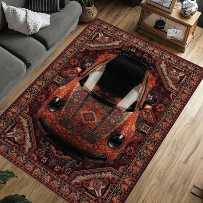 Dekorativer Auto-Themen-Teppich