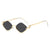 Elegante geometrische Rahmen Sonnenbrille