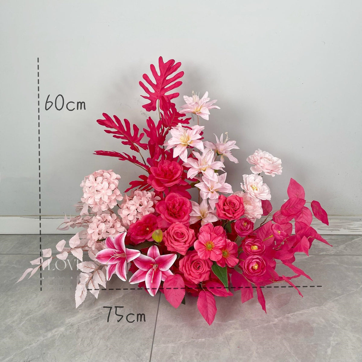 Elegantes Hochzeitsblumen-Dekorationsset