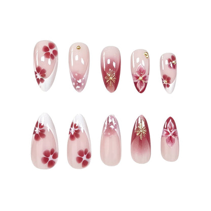 Künstlerische florale Acrylnagelverlängerungen Brehn 1789915666