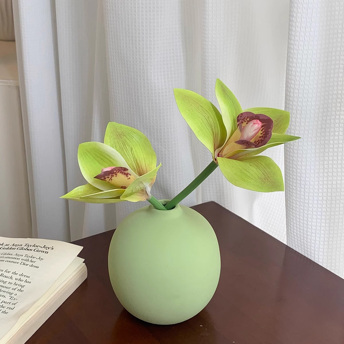 Luxus Orchidee Keramik Vase