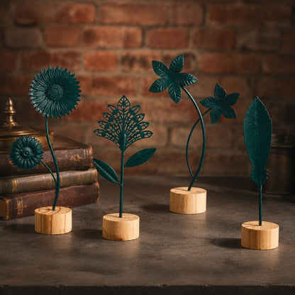 Dekorative Blumenskulptur
