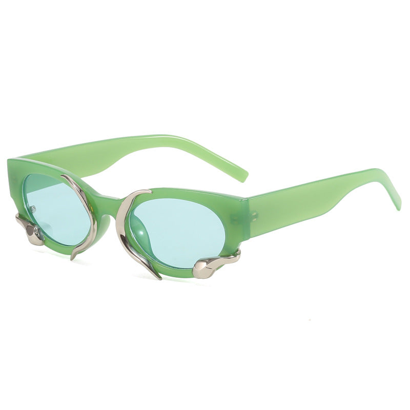 Damen Designer-Sonnenbrille mit außergewöhnlichem Detail Brehn