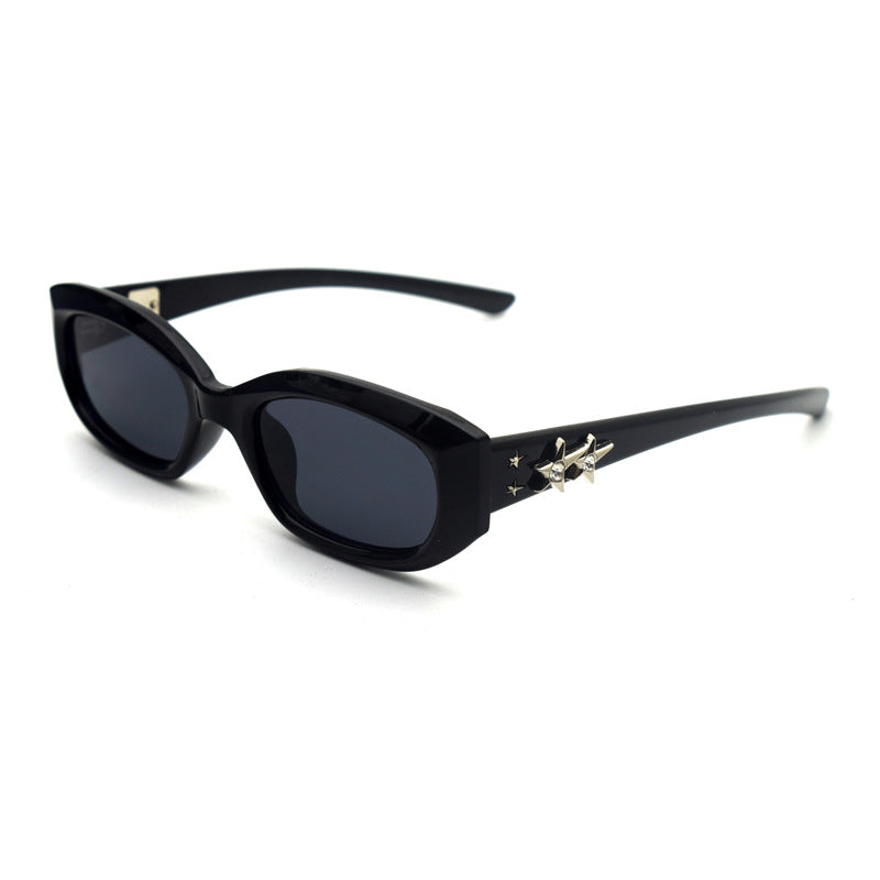 Trendy Cat-Eye Sonnenbrille mit adorabler Teddy-Bären-Akzent Brehn