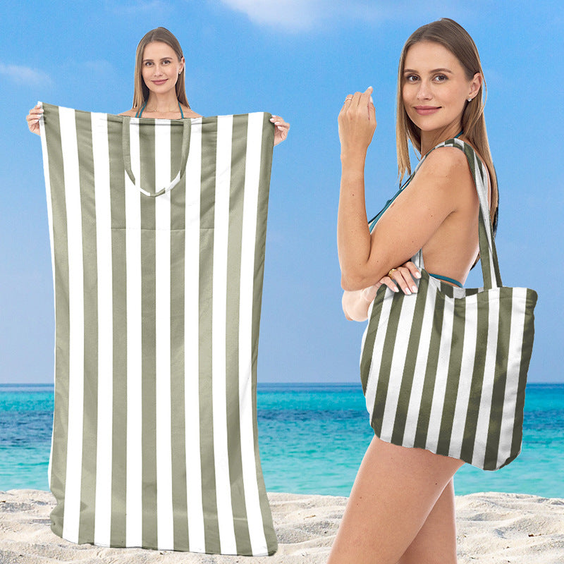 multifunktionale Stranddecke mit eingebauter Tragetasche Brehn