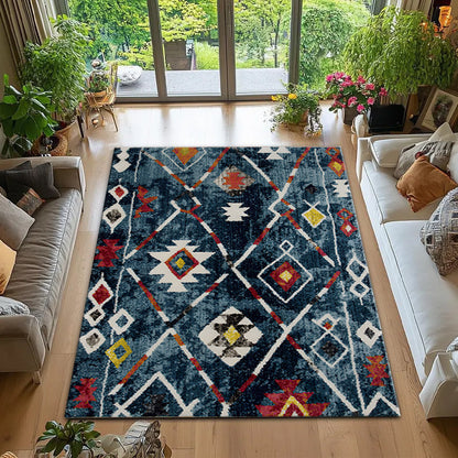 Bohemian geometrisches Muster Teppich Brehn