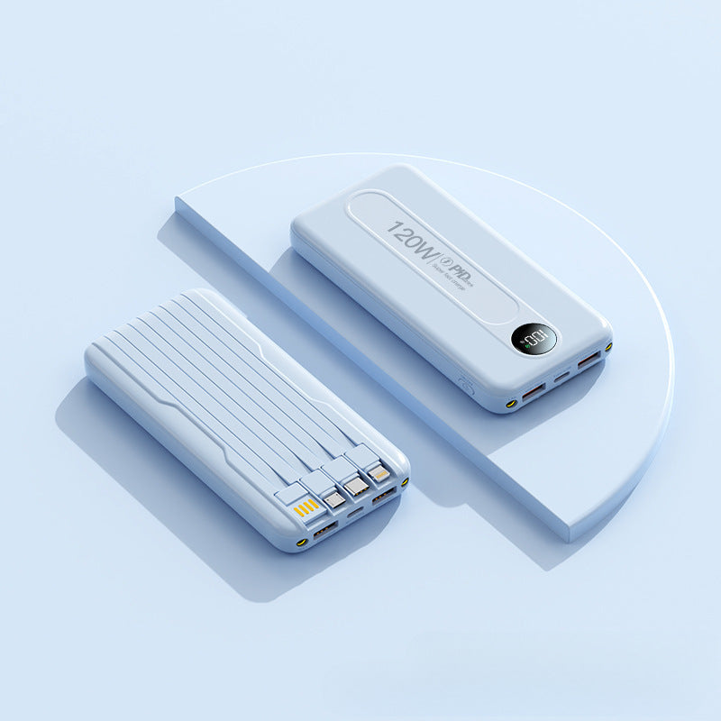 Hochleistungs-Powerbank mit Digitalanzeige und Schnellladefunktion Brehn