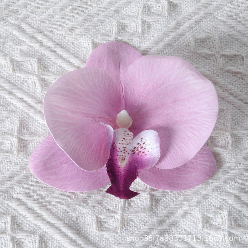Elegante Seidenorchideen-Haaraccessoire