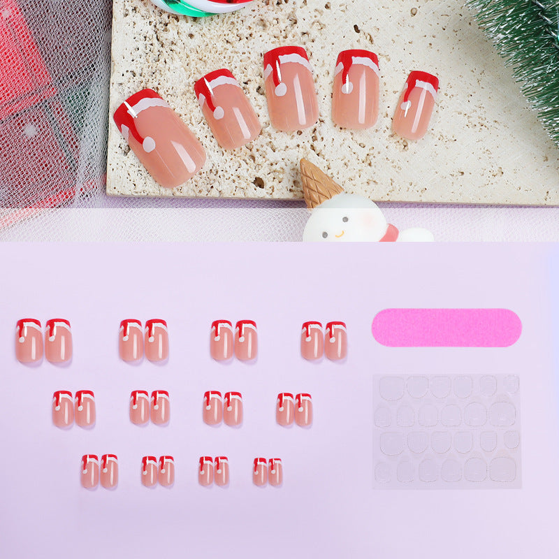 Kreatives Kunstnagelset mit festlichem Weihnachtsdesign Brehn