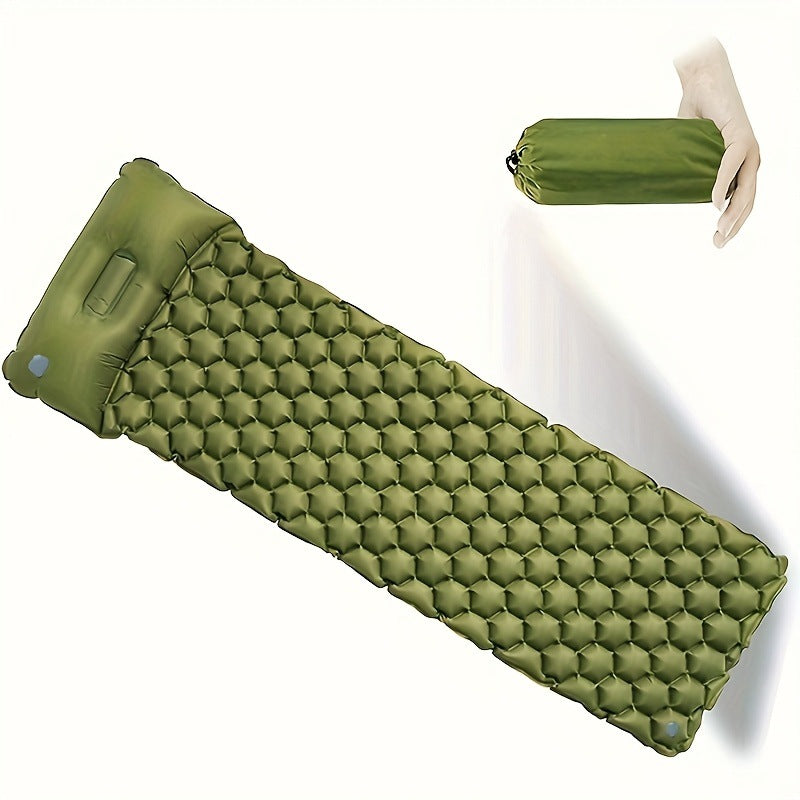 Aufblasbare Komfort-Campingmatte Mit Ergonomischen Luftkissen Brehn