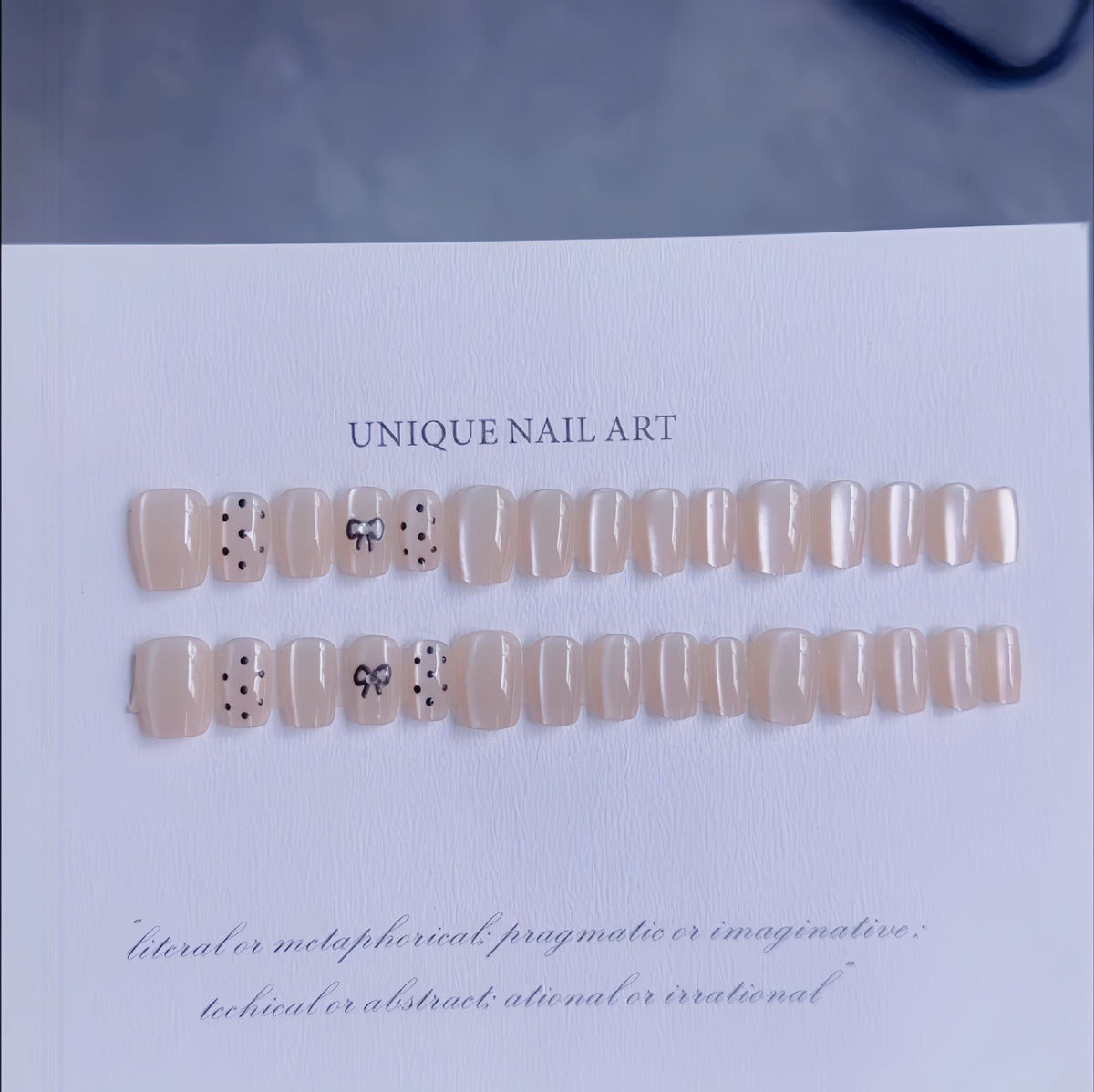 Handgemachtes Nail Set Brehn