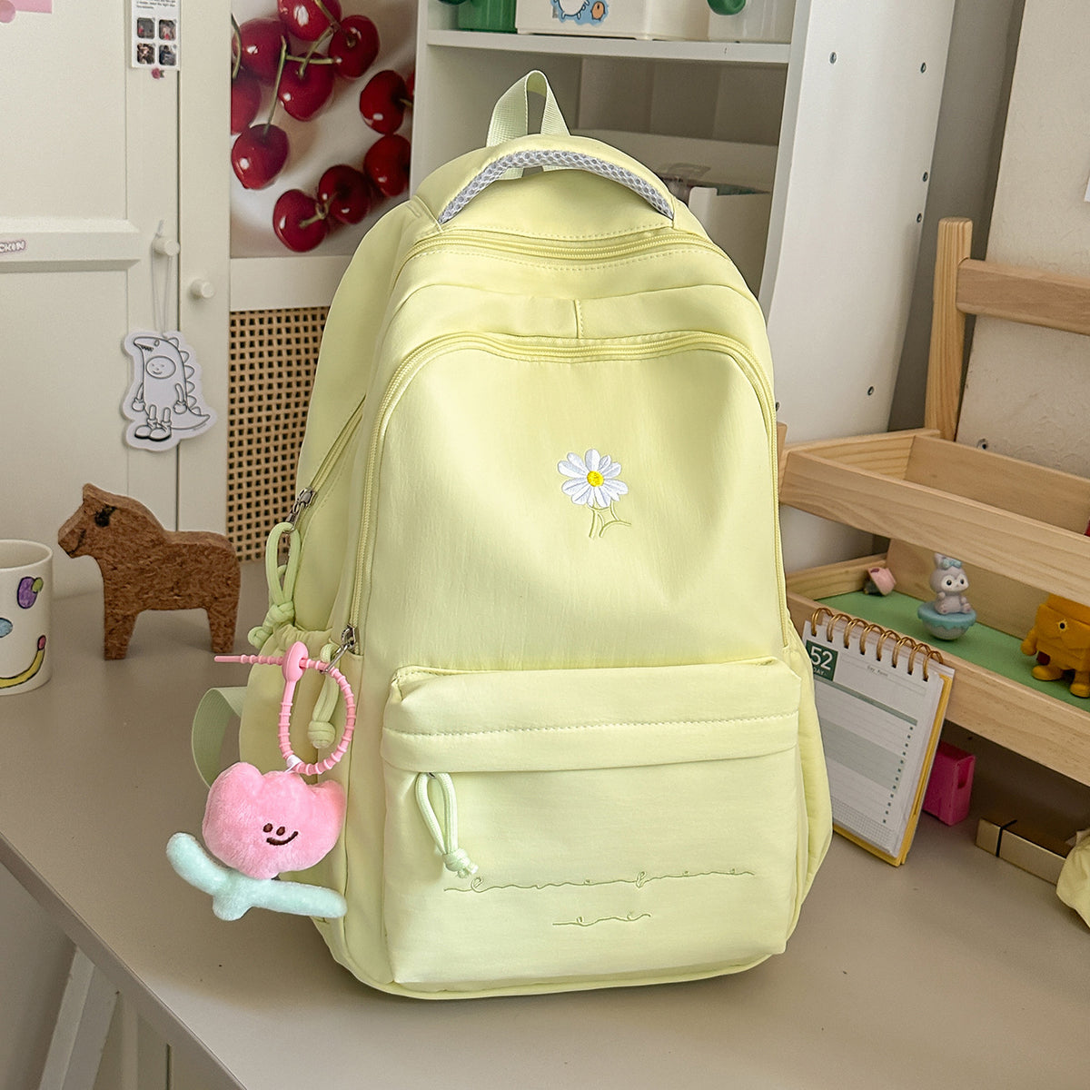Charmanter Blumenmuster Rucksack Brehn