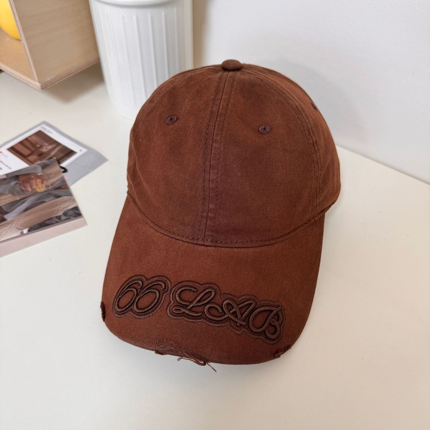 Herren Distressed Casual Baseball Cap Brehn 1783922042