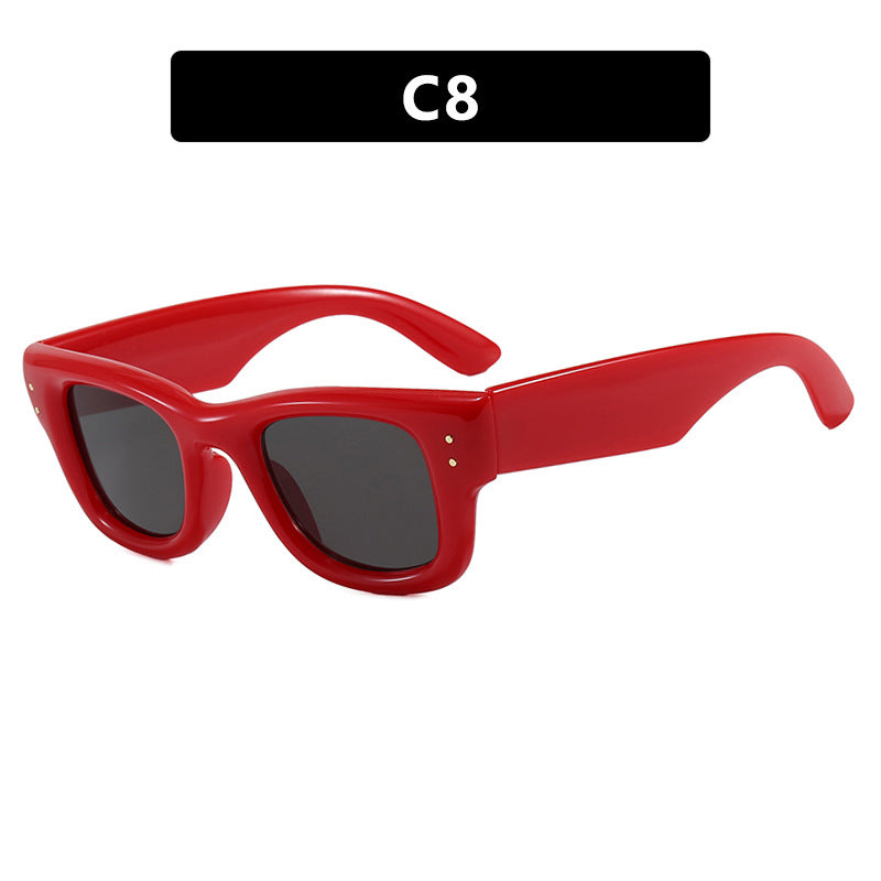 Damen modische Sonnenbrille mit breitem, elegantem Rahmen und schützendem UV-Filter Brehn