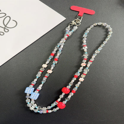 Dekorative Farbige Perlenkette Brehn