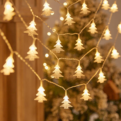 Dekorative Lichterkette mit bunten Kristallkugeln Brehn