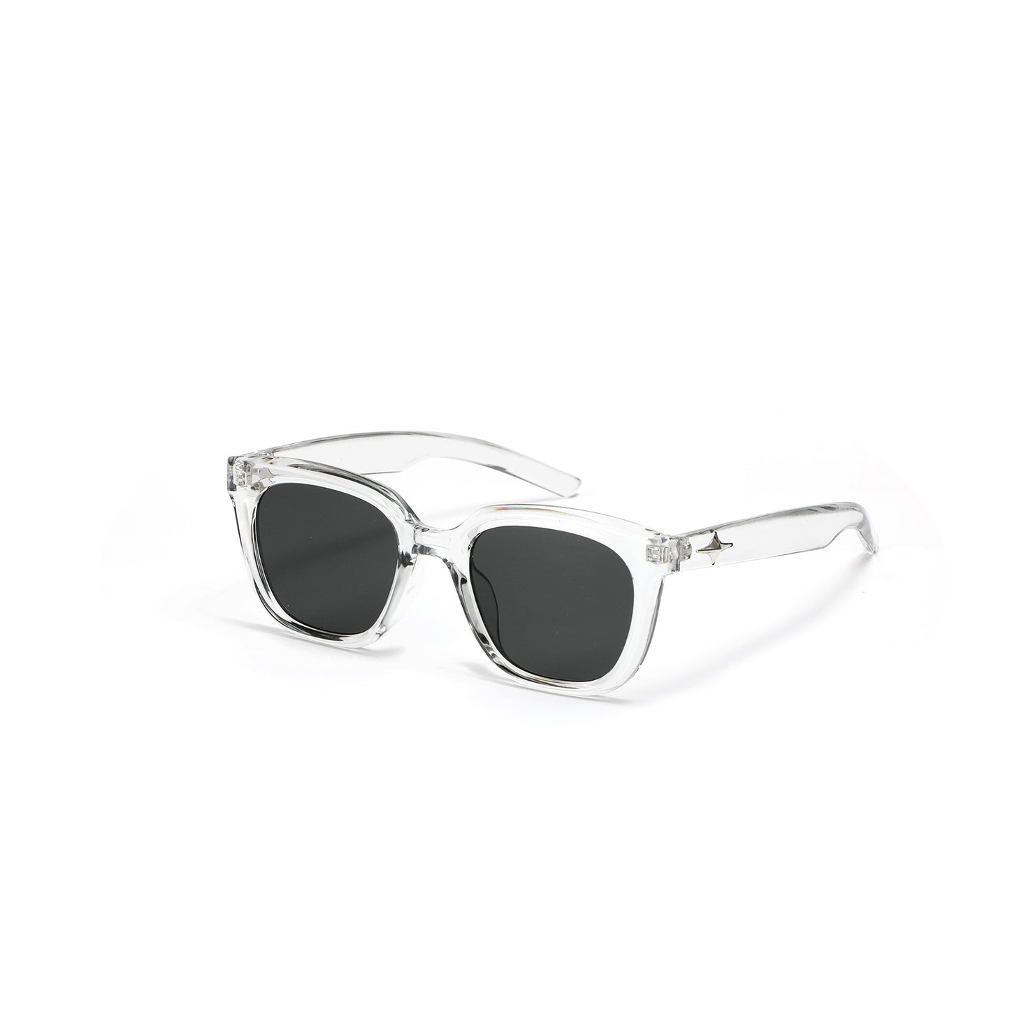 Damen modische transparente Sonnenbrille mit schmalem Rahmen und UV-Schutz Brehn