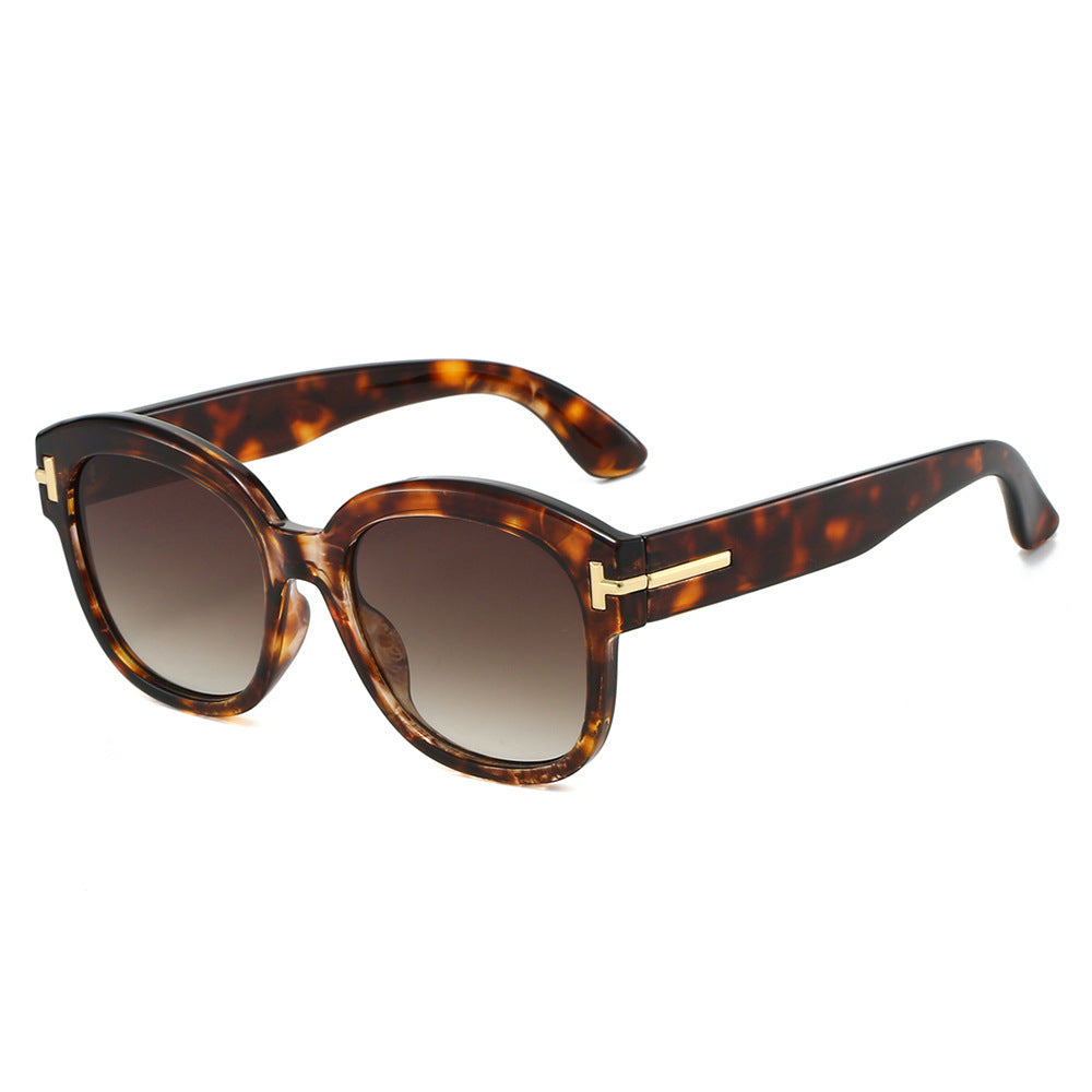 Chic Übergroße Rahmen Sonnenbrille Brehn