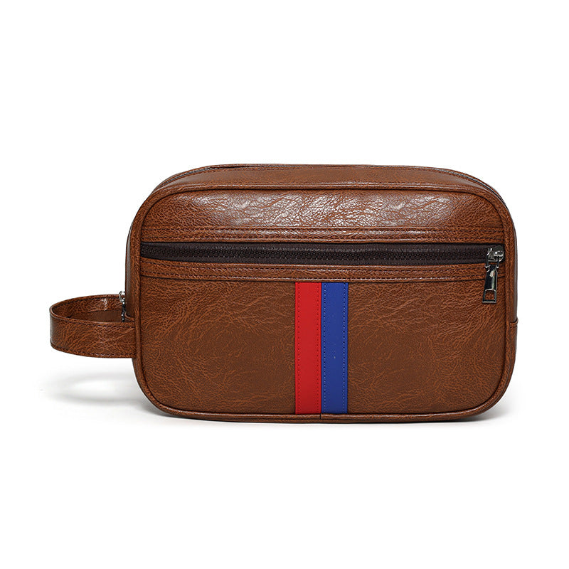 Stylische Leder Kulturbeutel