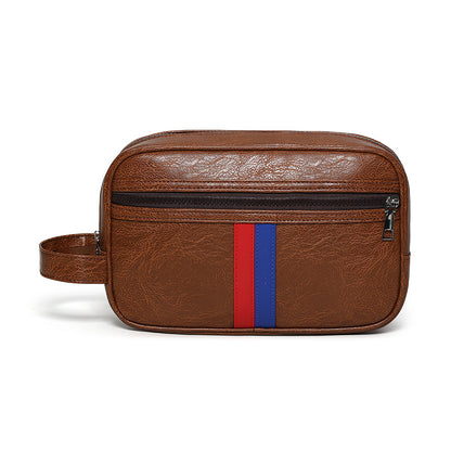 Stylische Leder Kulturbeutel