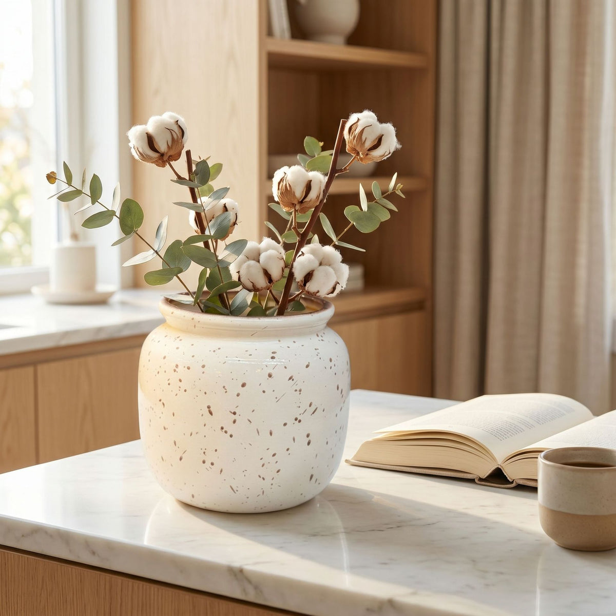 Dekorative Keramikblumenvase Brehn