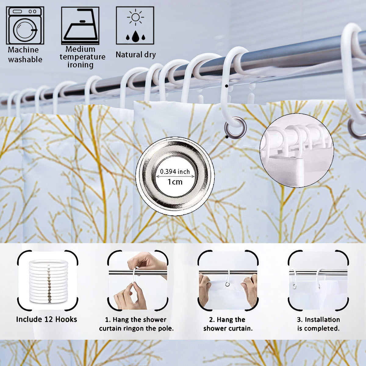 Digital Botanische Badezimmer Dekor Set Brehn