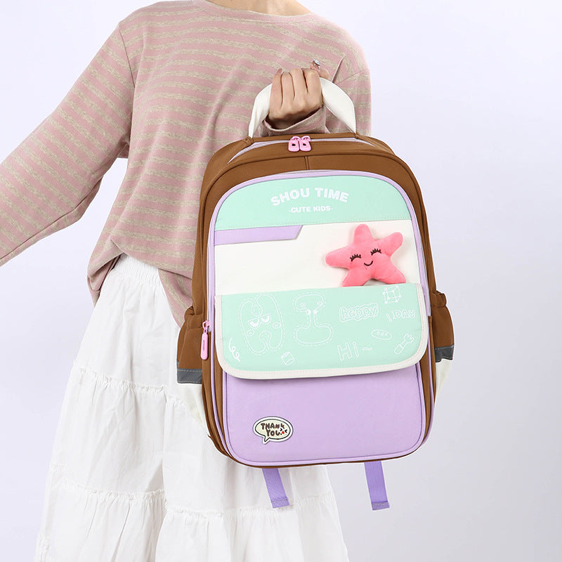 Kinder verspielter Cartoon-Themen Rucksack Brehn