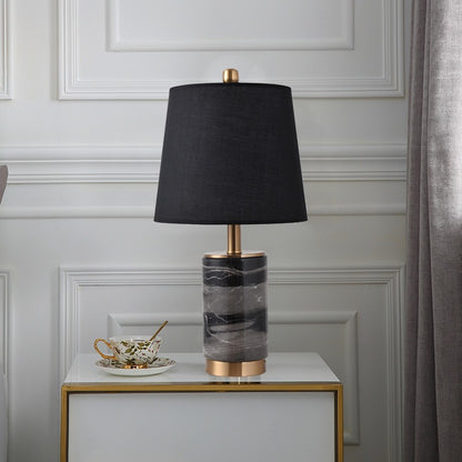 Elegante Marmor Akzent Tischlampe