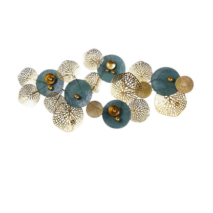 Abstrakte Floral Metall Wand Skulptur Brehn