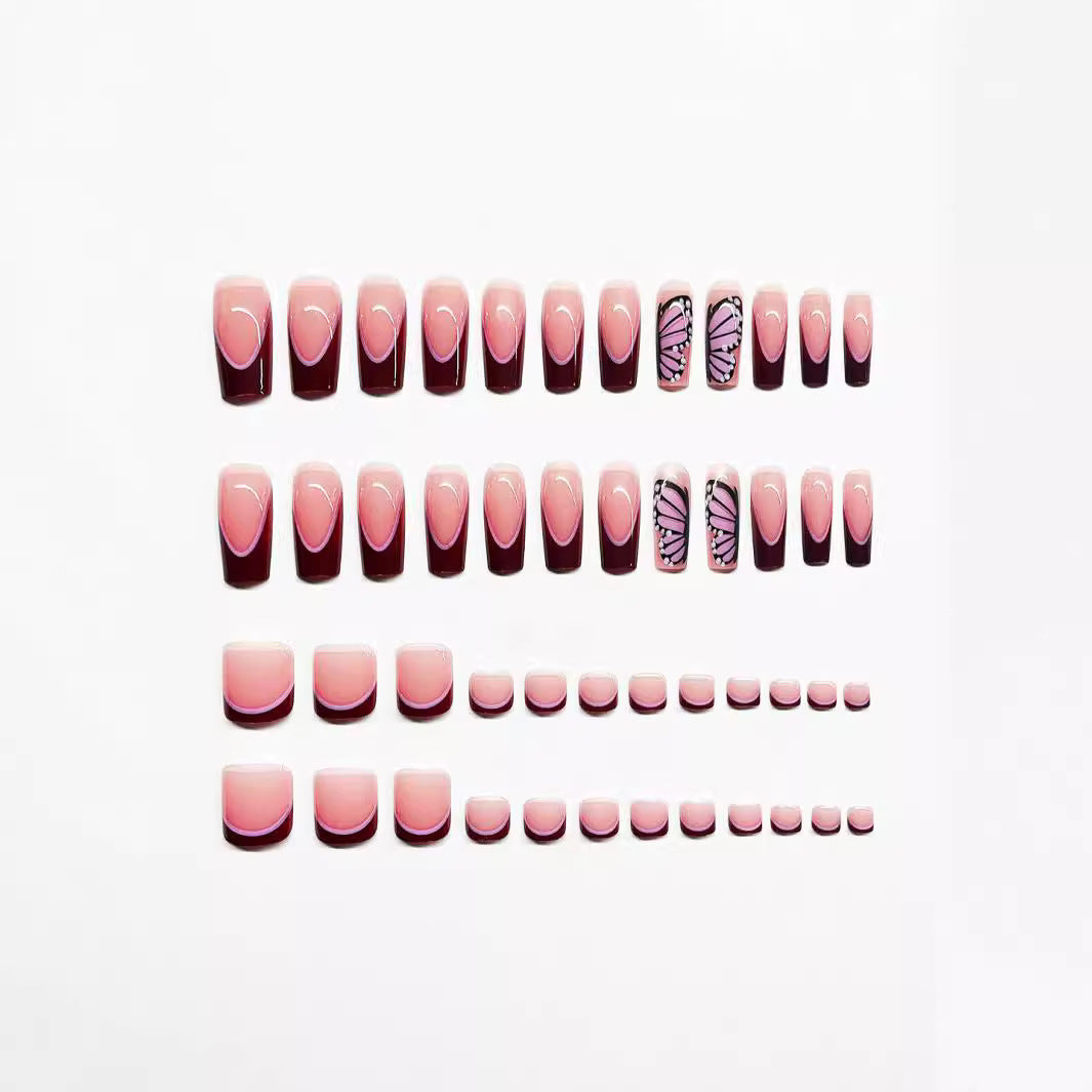 Designer Schmetterlings-Nagelkunst-Set Brehn