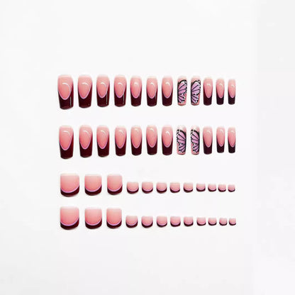 Designer Schmetterlings-Nagelkunst-Set Brehn