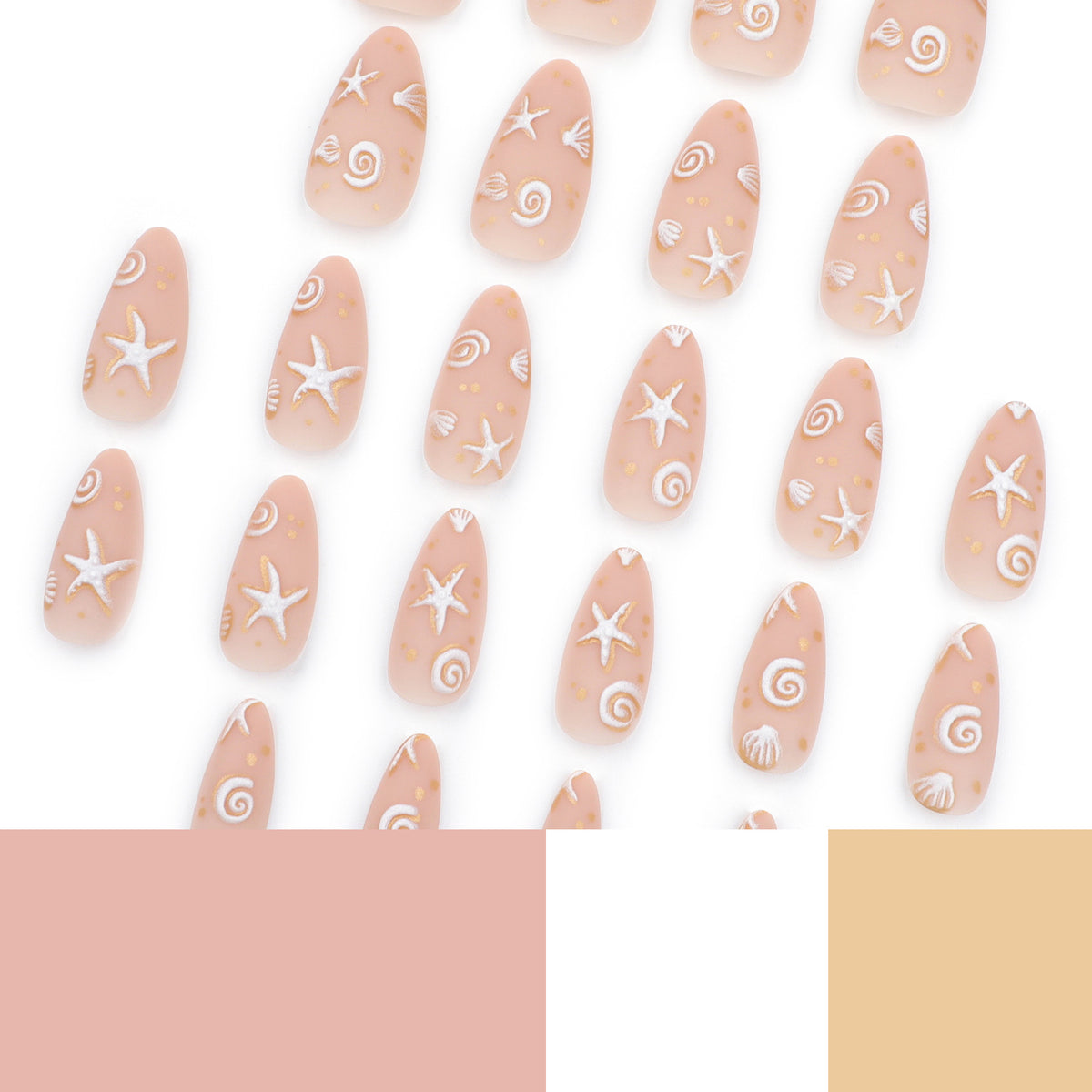 Kunstvolle Nagelgestaltung mit maritimen Motiven Brehn