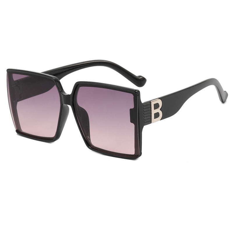 Damen Oversized-Sonnenbrille mit luxurious Detail Brehn