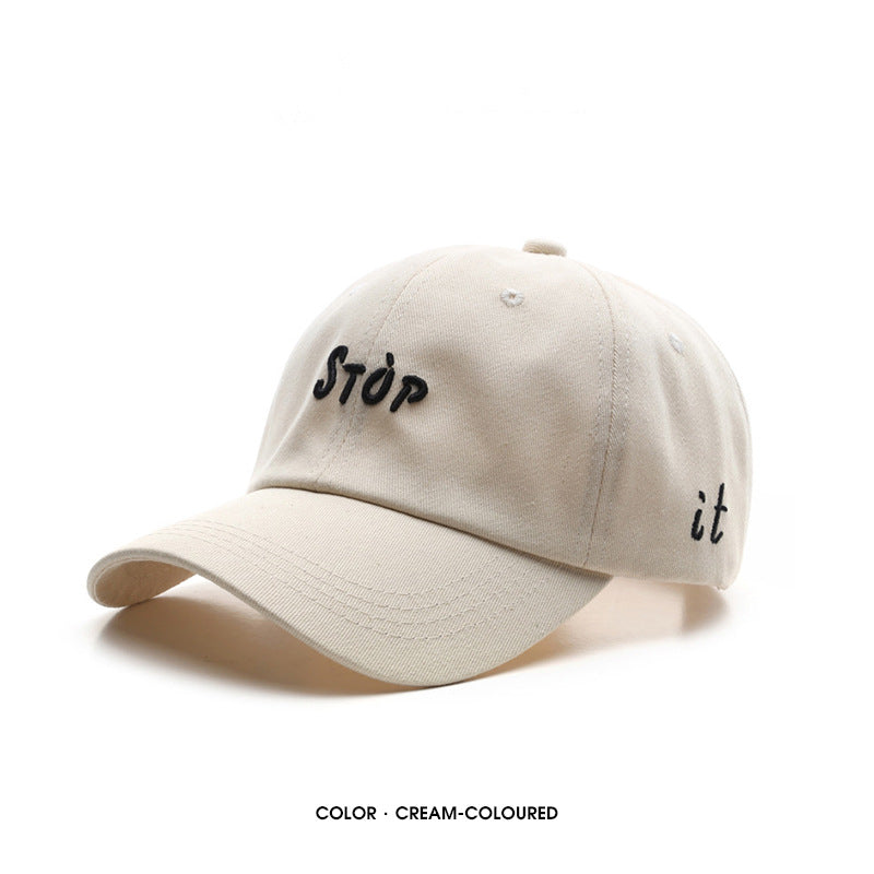 Stylische bestickte lässige Passform Cap