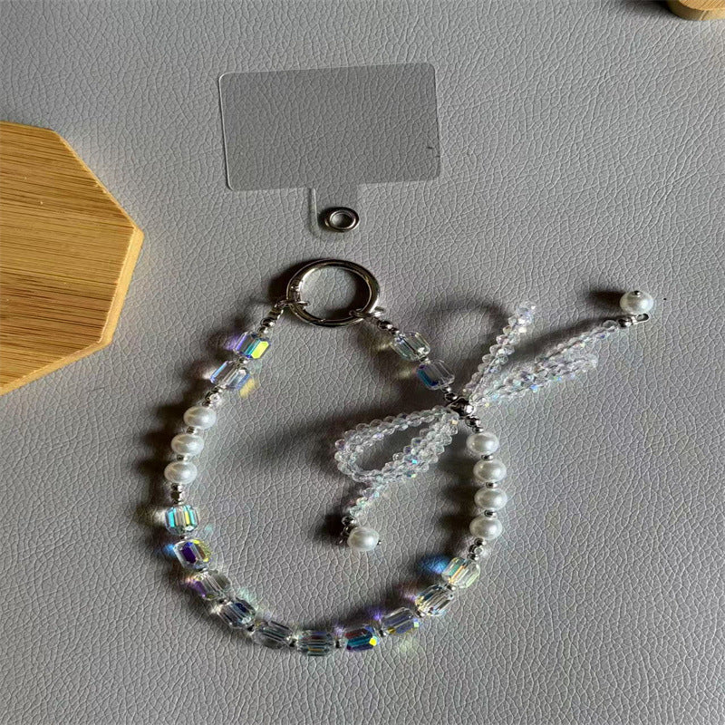 Eleganter Perlen Charm Schlüsselanhänger Brehn 1790135383